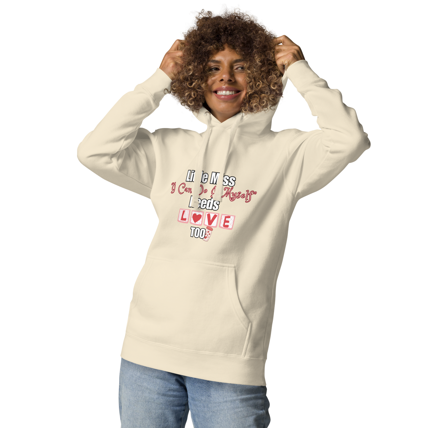 Little Miss "I Can Do It Myself" Full Hoodie