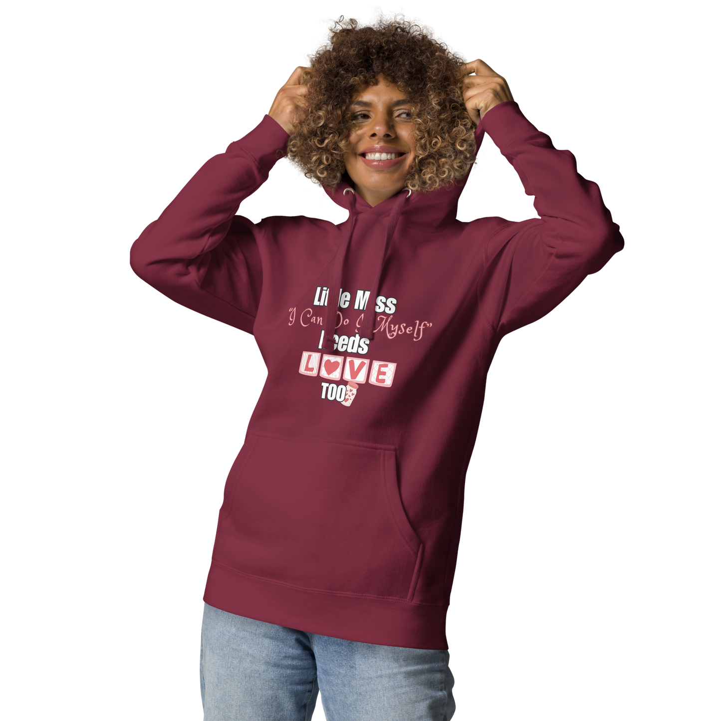 Little Miss "I Can Do It Myself" Full Hoodie